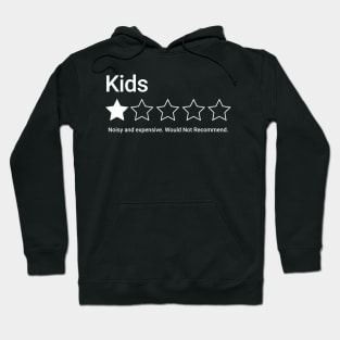 Kids Rating One out of Five Stars Hoodie